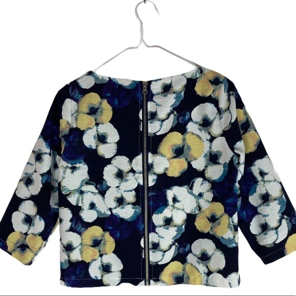 Wear & Flair Floral Print Blouse NWOT - Picture 4 of 7